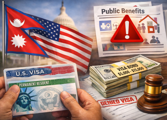 अमेरिकी सहुलियत दुरुपयोग नगर्न नेपाली दूतावासको चेतावनी